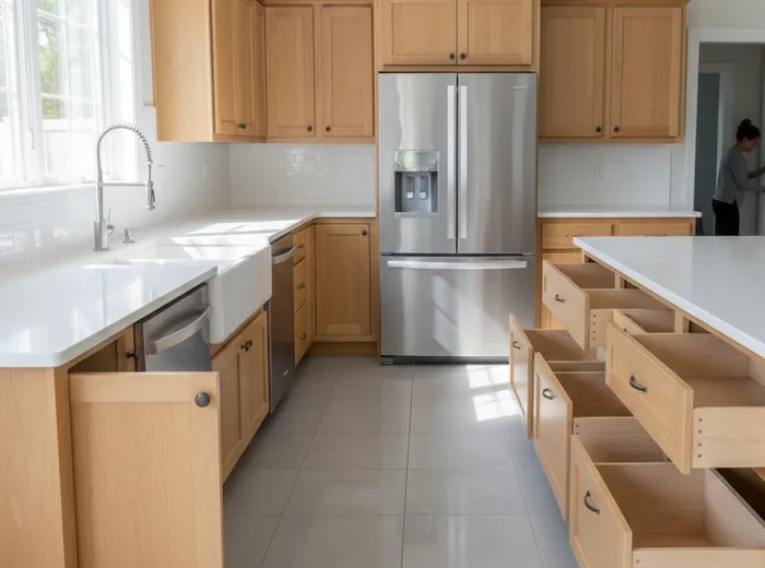 Empty home cleaned for move-out in Seattle