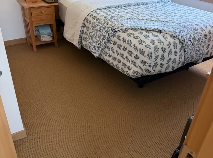 Living room maintained on a recurring cleaning schedule in Seattle